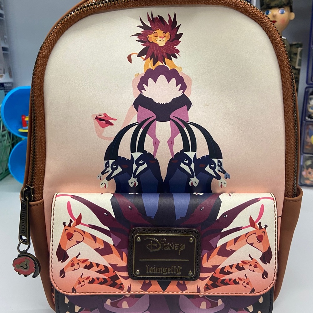 Loungefly the lion king pride rock backpack